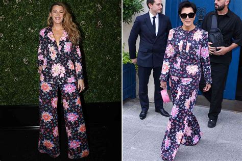 Kris Jenner and Blake Lively Put Their Own Spin on This Floral 